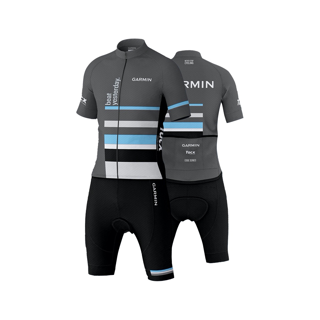 Garmin Cycling Jersey Grey / Black